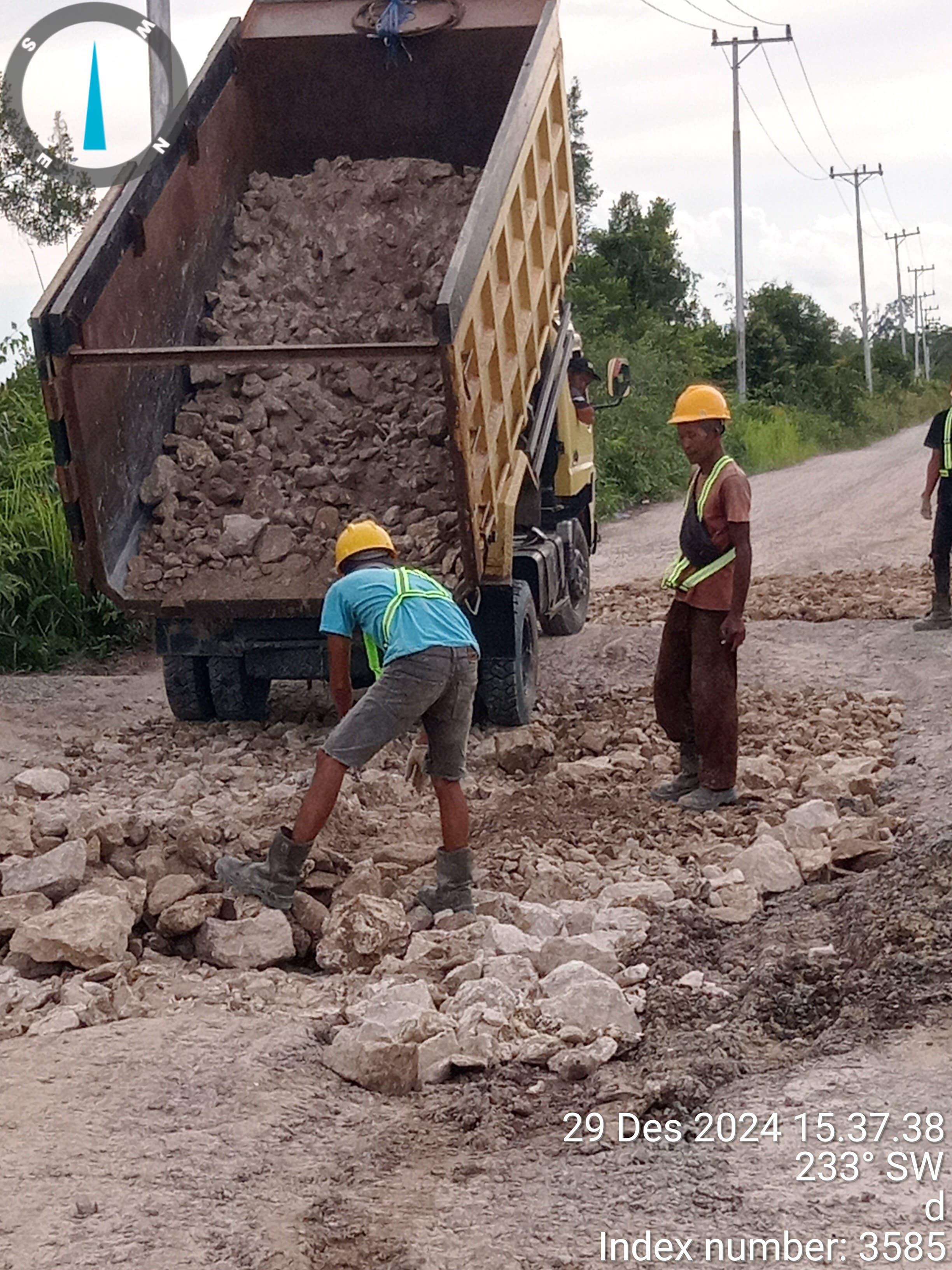 Road Repairs in Pendang Village